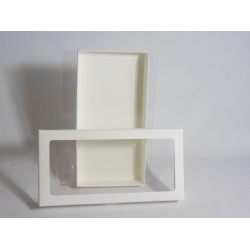 Pudełka składane na kartki DL. 11 x 22 x 3 cm ecru
