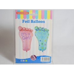 Balon foliowy - różowa stópka. 