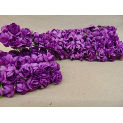 Różyczki papierowe 1,5cm 144SZT fioletowe