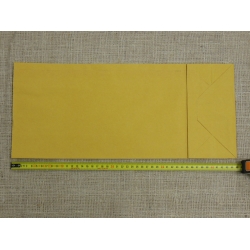 Torebka papierowa żółta, 40 x 20 cm x 10 cm