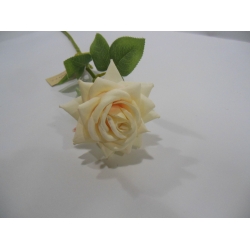 Róża 43cm KREMOWA